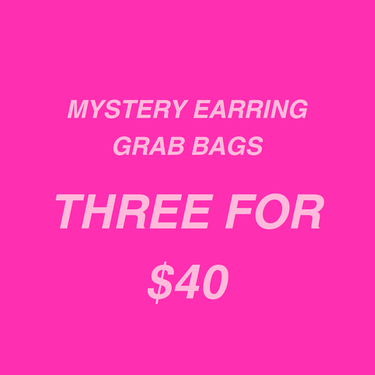 3 FOR $40 MYSTERY EARRING GRAB BAG