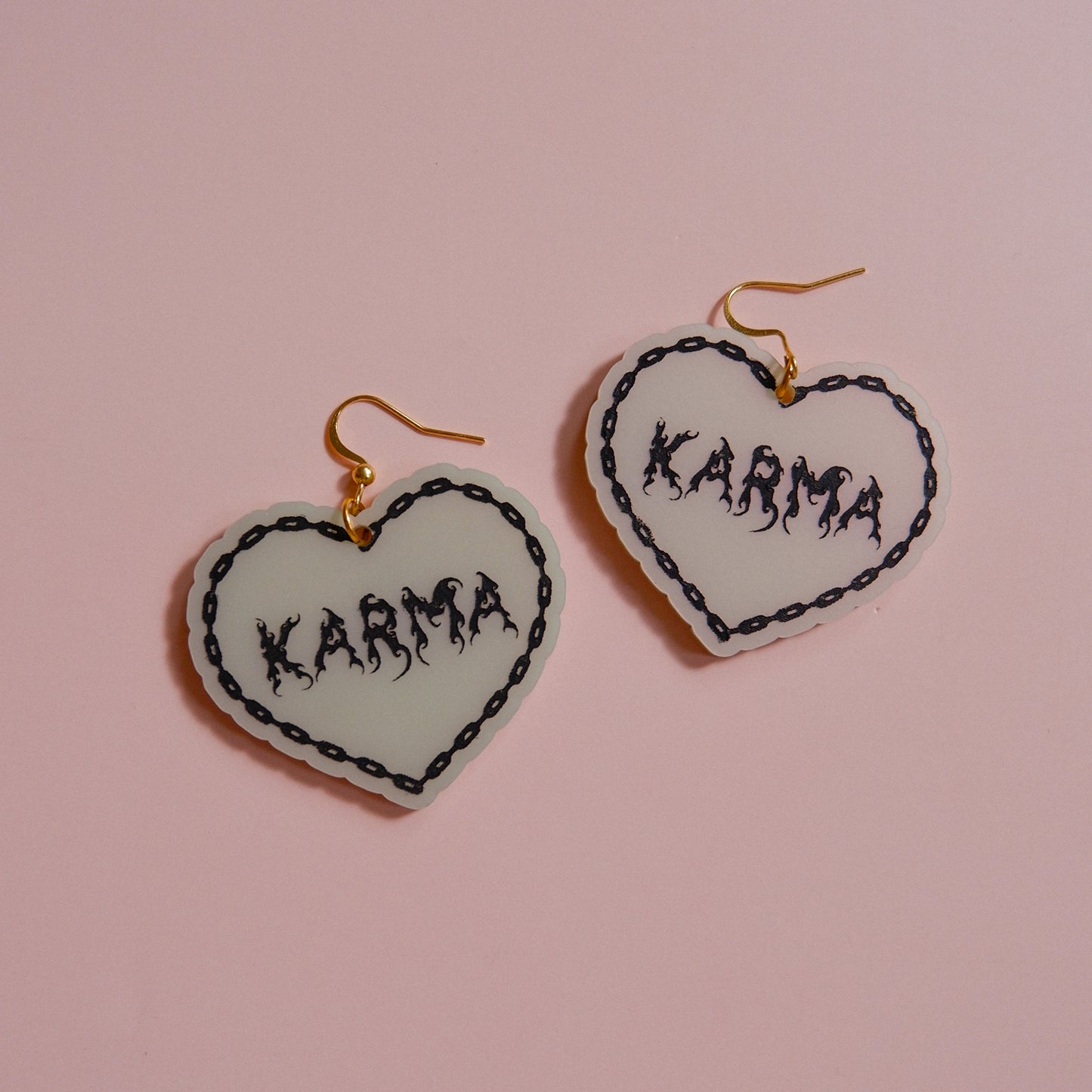 karma is my boyfriend earrings